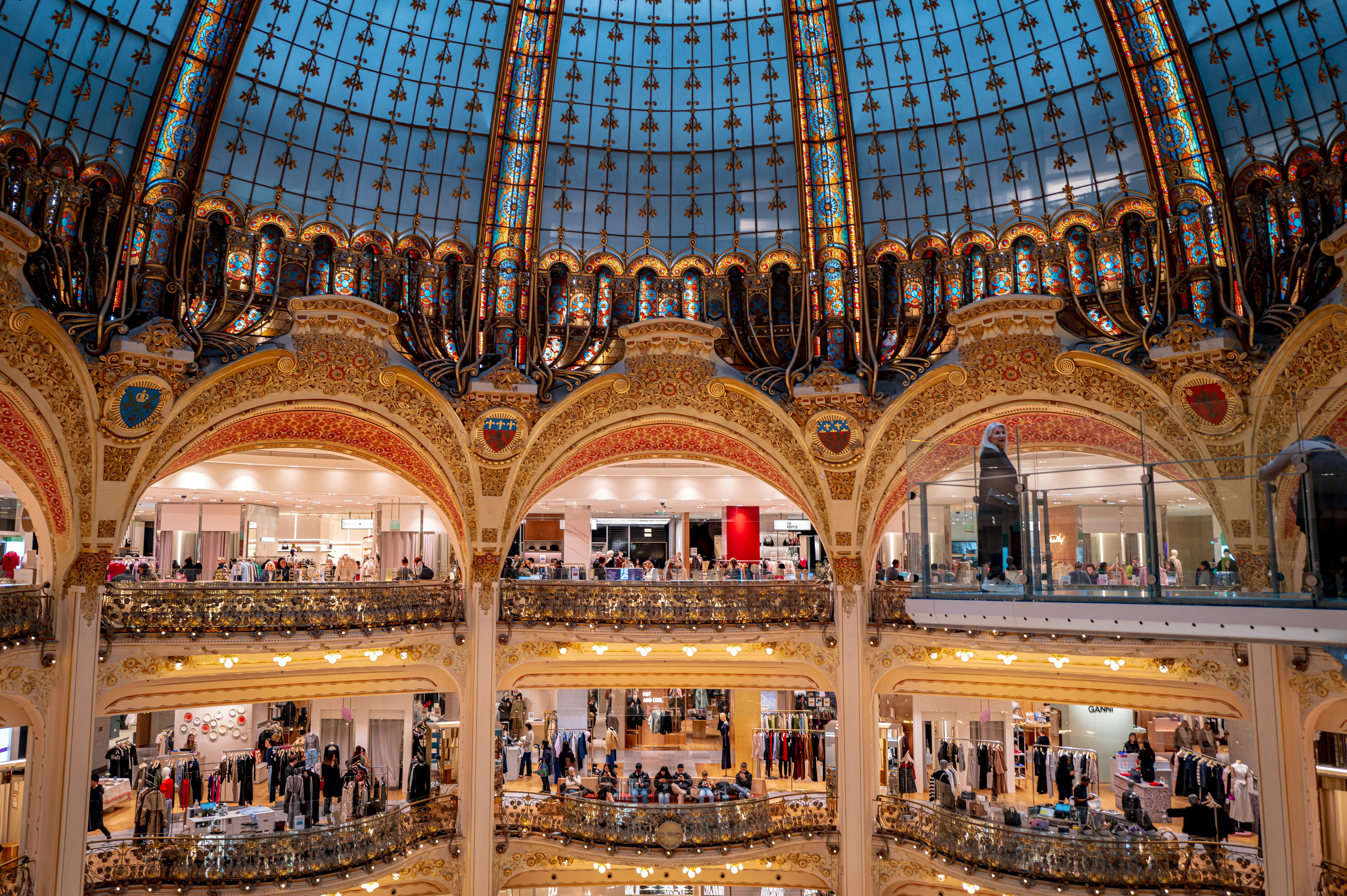 Galeries Lafayette near Short Stay Paris apartments in the 9th arrondissement